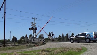 Cardinia Rd Level Crossing, Pakenham, With Mechanical Bells (Before & After Upgrade)