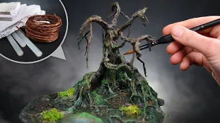 How To Make REALISTIC Swamp Trees for Dungeons & Dragons!