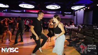 Estela Colado Tello & Shawn Wang - Salsa social dancing | New York International Salsa Congress 2023