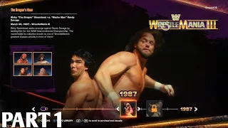 WWE 2K24 Showcase: Ricky "The Dragon" Steamboat vs "Macho Man" Randy Savage (Part 1) (PS4 slim)