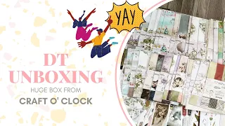 Unboxing My first Craft O' Clock DT welcome Box