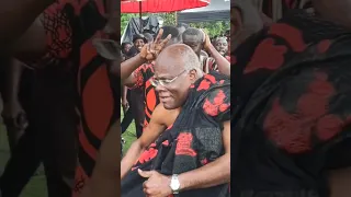 K.T Hammond, Minister of Trade, dances & throws money at a funeral 🤑