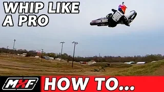 How to Whip a Dirt Bike - Lay it Flat in 3 Steps!!