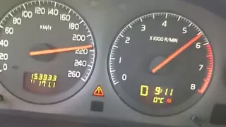 Volvo S60 2.4T acceleration 230km/h przyspieszenie