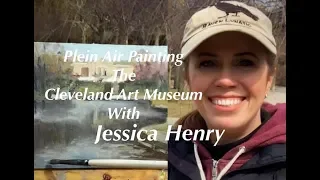 Plein Air Painting the Cleveland Art Museum