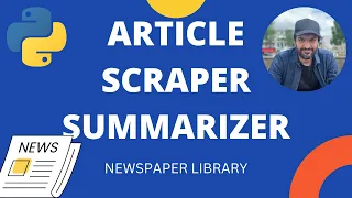 Article scraper | Keyword Extractor | Summarizer