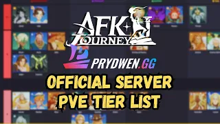 Prydwen's Ultimate PvE Tier List Review! (V1.1.13)【AFK Journey】