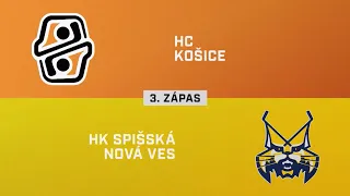 3. zápas semifinále play-off Košice – Spišská Nová Ves 6:2 (HIGHLIGHTY)