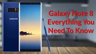 Galaxy Note 8 Everything You Need To Know - YouTube Tech Guy