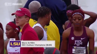 Men’s 4x100m - 2019 SEC Outdoor Championships