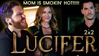 His mom is HOT! | First time watching LUCIFER Reaction 2x2 'Liar, Liar, Sl*tty Dress on Fire'