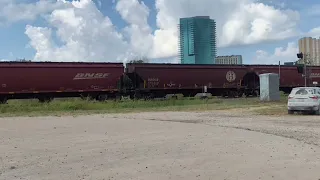 RAILFANNING TRAINS AT FORT WORTH, TEXAS 8/14/21 - 8/15/21 (Ft. UP 4014, BNSF, & More!!!) PART 1