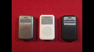 Pocket Radio Madness! Kaito KA200, Degen DE333, Scott RX8 Comparison