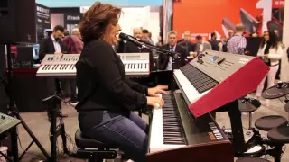 Dona Oxford At The NAMM Show ‪#‎KURZWEIL‬ ‪