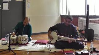 Raga Shahana on Sarod Part 1: Rahul Bhattacharya (sarod) Pandit Abhijit Banerjee (Tabla)