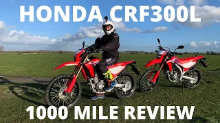 HONDA CRF300L 1000 mile review