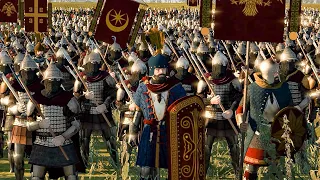 Nicaea Empire VS Canton of Schwyz | The Medieval Kingdoms Historical Battle | Total War Attila