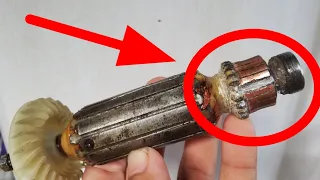 Lets repair damage power tools | broken commutator