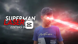 Superman Laser editing in capcut in hindi | Mobile vfx tutorial | capcut editing |