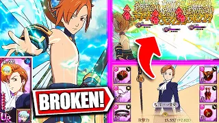 THE MOST BROKEN UNIT IN HISTORY!! FULL UR GEAR KING IS UNSTOPPABLE! | Seven Deadly Sins: Grand Cross