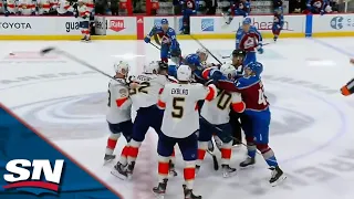 Scrum Ensues Between Avalanche & Panthers After Final Whistle