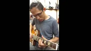 Michael Jackson  #beat it#  solo cover / without whammy bar on Gibson les Paul