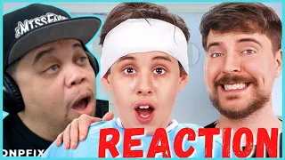 1,000 BLIND PEOPLE SEE FOR THE FIRST TIME  | REACTION TO MR. BEAST | NONPFIXION