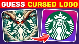 Guess The Logo | Guess The Hidden Cursed Logos By Illusions | Logo Quiz