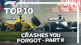 Top 10 F1 Crashes You Forgot | Part Two