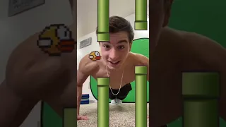 Longest flappy bird push-ups