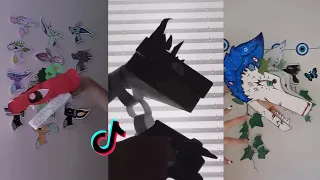 Dragon Puppet Crafts | Paper Dragon TikTok Compilation #214