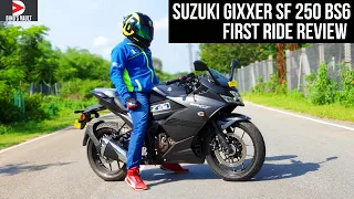 Suzuki Gixxer SF 250 BS6 Top Speed First Ride Review #Bikes@Dinos