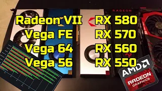 Entire Radeon Lineup (almost) Benchmarked 2019 1080P 1440P 2160P