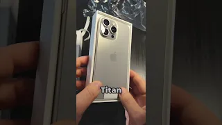 iPhone 15 Pro Max 😮 PŘÍRODNÍ TITAN 👌  #dibiocz #iPhone #iphone15promax #unboxing