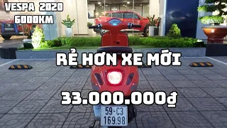 Vespa 2020 xe rất đẹp mà rẻ hơn xe mới 33 triệu
