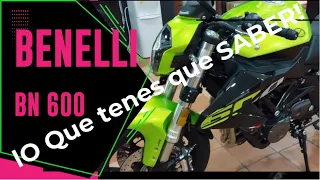 Nueva BENELLI bn 600i, tnt 600, la naked más vendida de 600cc. 4 cilindros.