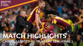 MATCH HIGHLIGHTS: Bradford City v Carlisle United