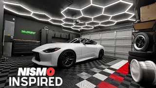 Transforming My TRASHED Garage Into A SHOWROOM Style DREAM Garage in 10 mins!