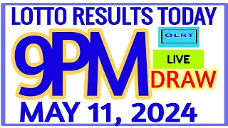 Lotto Results Today 9pm DRAW May 11, 2024 swertres results