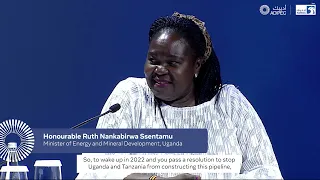 Honourable Ruth Nankabirwa Ssentamu, Minister of Energy and Mineral Development, Uganda