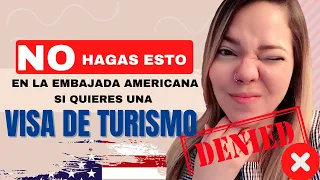 Porque niegan LA VISA AMERICANA de Turismo | 5 Motivos | Abby Saavedra