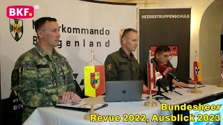 25. 1. 2023 - Bundesheer: Revue 2022, Ausblick 2023 - BKF TV