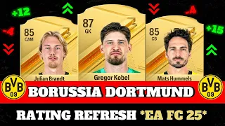 FIFA 25 | BORUSSIA DORTMUND RATING PREDICITONS! (EA FC 25) 😱🔥 | FT. Brandt , Kobel, Hummels ...