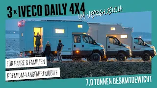XXL-Probefahrt: Drei Iveco Daily 4x4 im Vergleich (Kerkamm, 7 Tonnen, 2021)