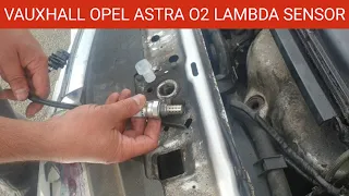 Vauxhall Opel Astra O2 Lambda Sensor Replacement. How to Change the Lambda Sensor on Opel Astra