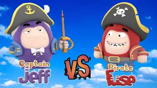 Oddbods Captain Jeff vs Pirate Fuse | Oddbods Turbo Run | Android Gameplay