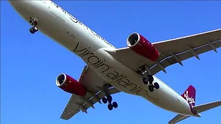 6 Overhead Arrivals at Heathrow Airport in 2 Minutes! | A330, 787, A320neo