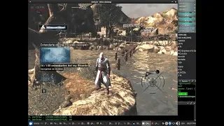 Assassins Creed 1 DXVK Test 48fps NVENC x64 + Sound (Core i3 8350K) con SteamPlay + Nvidia 415.18