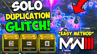 *NEW* MWZ SOLO INFINITE MONEY GLITCH! *AFTER ALL PATCHES* (Duplicate ANY ITEM & CASH!) Solo Method!