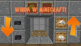 Jak zbudować DZIAŁAJĄCĄ WINDĘ? (Poradnik Minecraft)
